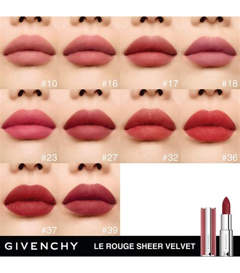 givenchy sheer matte in nude boise|Le Rouge Sheer Velvet Matte Lipstick .